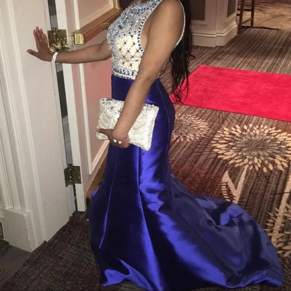 Rachel Allan | Dresses | Prom Dress Royal Blue And Nude | Poshmark Rachel Allan | Dresses | Prom Dress Royal Blue And Nude | Poshmark